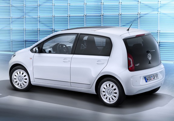 Photos of Volkswagen up! White 5-door 2012