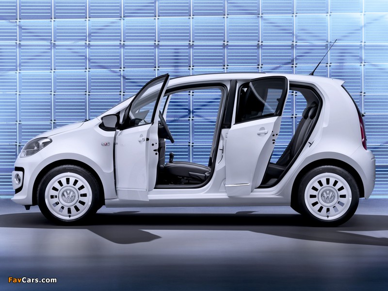Photos of Volkswagen up! White 5-door 2012 (800 x 600)