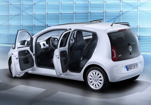 Pictures of Volkswagen up! White 5-door 2012