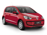 Pictures of Volkswagen up! 5-door AU-spec 2012