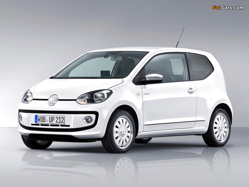 Volkswagen up! White 3-door 2011 images (800 x 600)