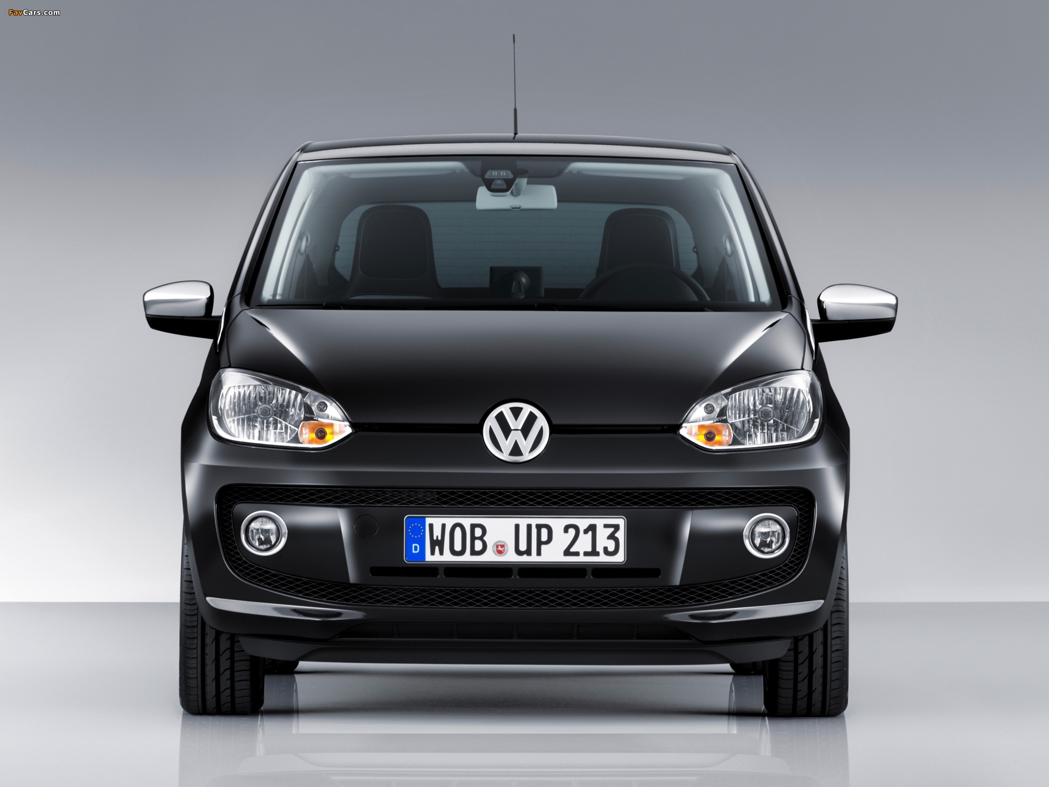 Volkswagen up! Black 3-door 2011 pictures (2048 x 1536)