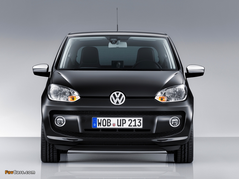 Volkswagen up! Black 3-door 2011 pictures (800 x 600)