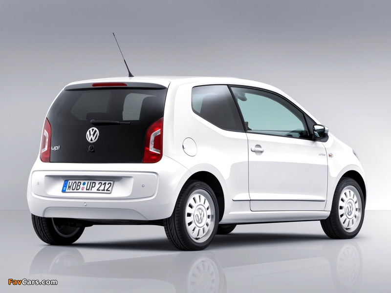 Volkswagen up! White 3-door 2011 pictures (800 x 600)