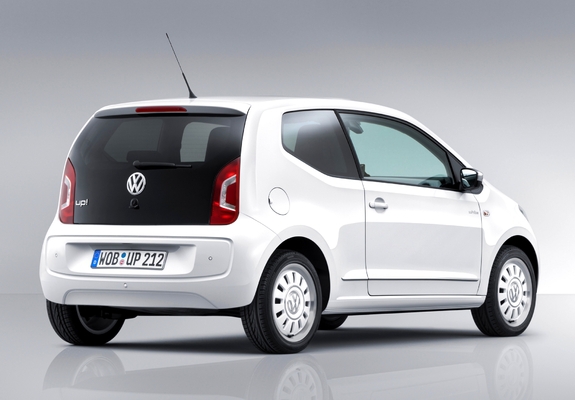 Volkswagen up! White 3-door 2011 pictures
