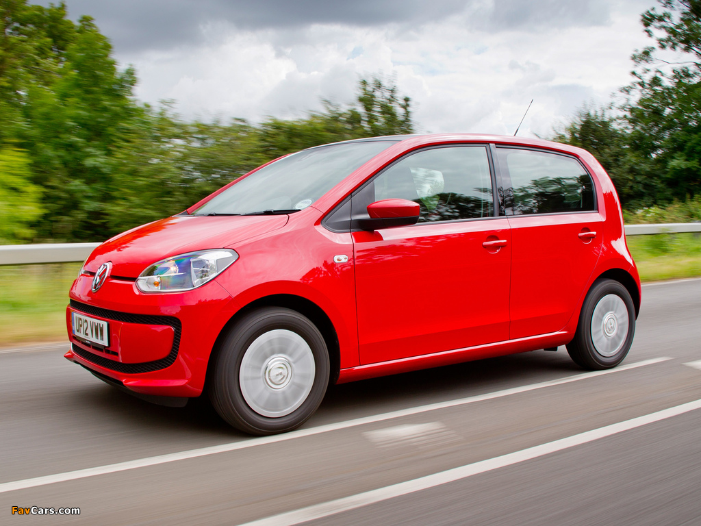 Volkswagen up! 5-door UK-spec 2012 photos (1024 x 768)