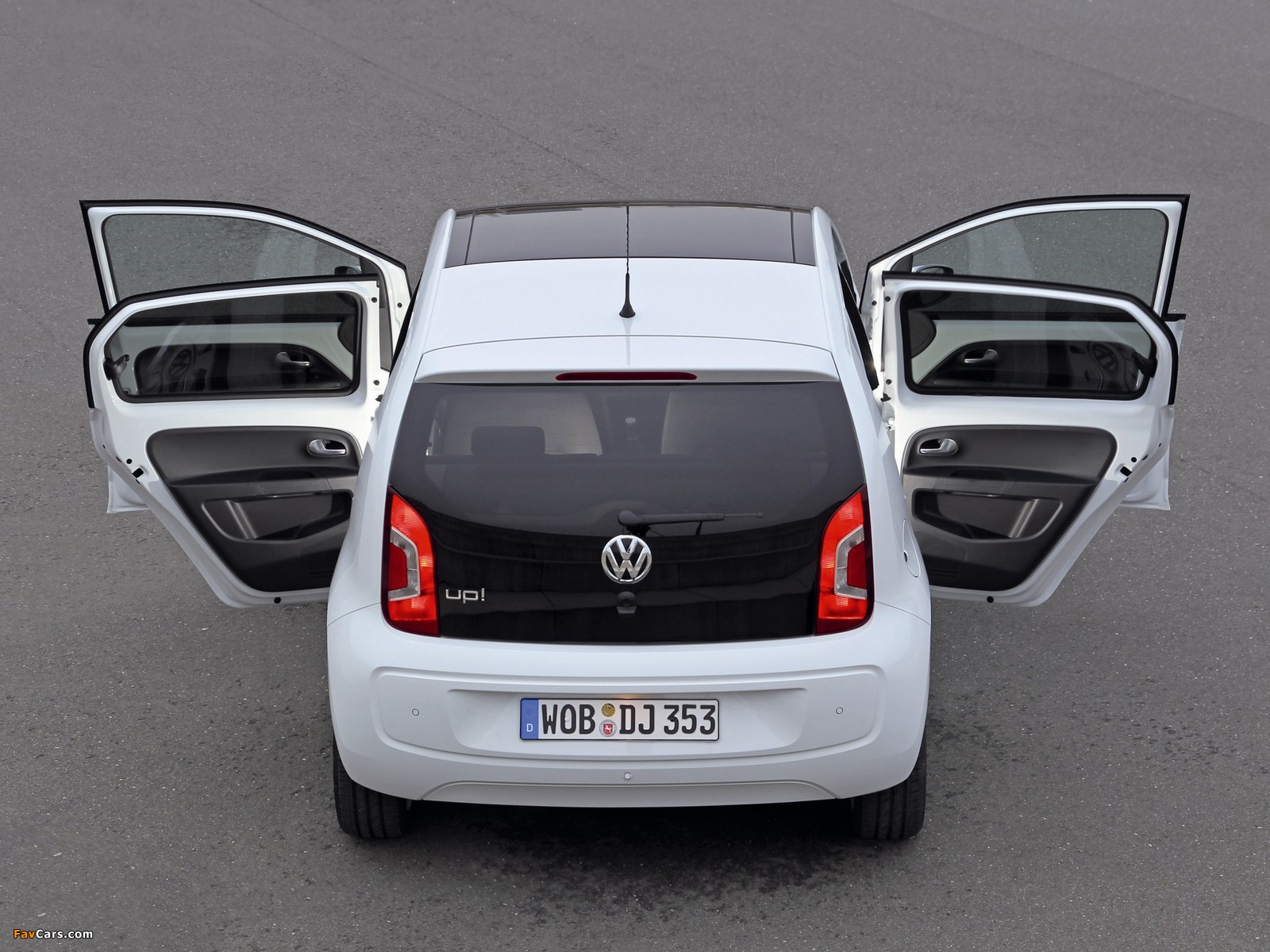 Volkswagen up! White 5-door 2012 photos (1600 x 1200)