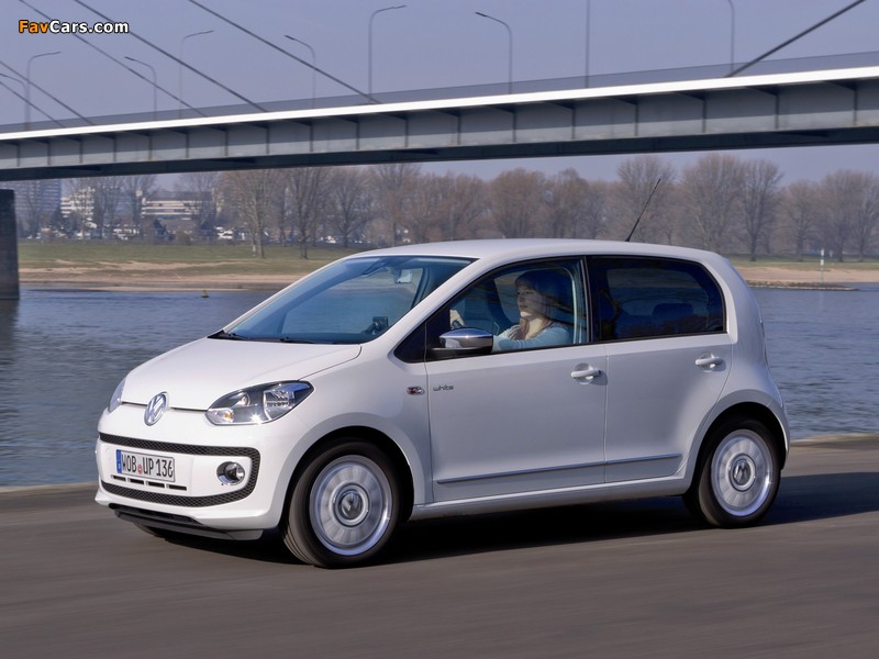 Volkswagen up! White 5-door 2012 pictures (800 x 600)