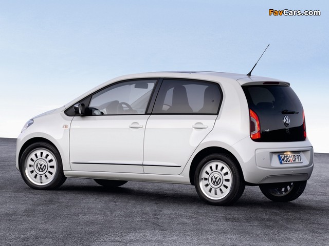 Volkswagen up! White 5-door 2012 pictures (640 x 480)