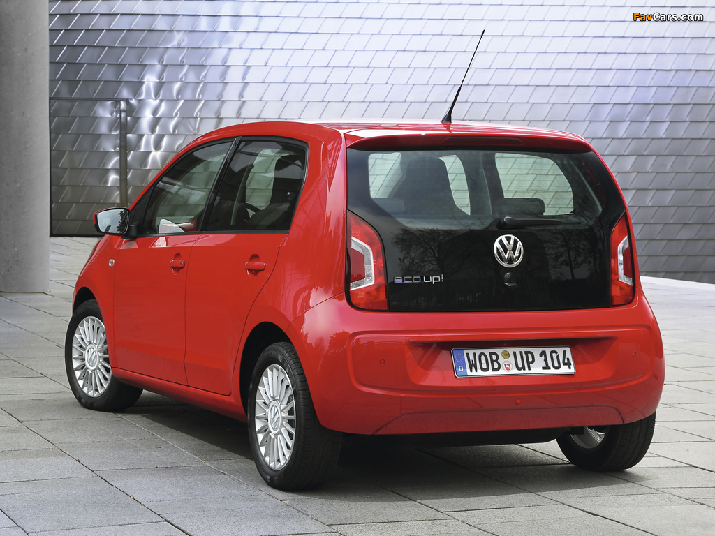 Volkswagen eco up! 5-door 2013 photos (1024 x 768)