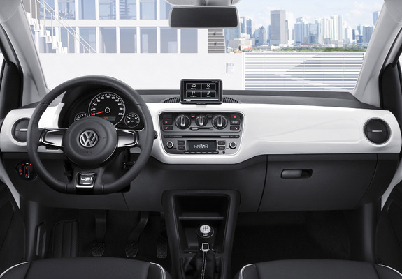 Volkswagen up! White 3-door 2011 wallpapers