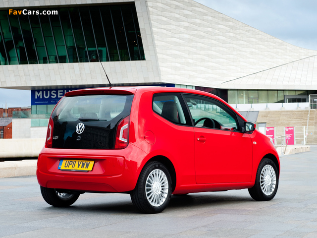 Volkswagen up! 3-door UK-spec 2011 wallpapers (640 x 480)