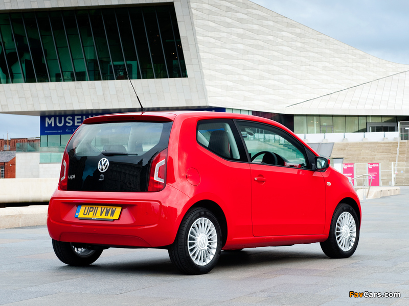 Volkswagen up! 3-door UK-spec 2011 wallpapers (800 x 600)