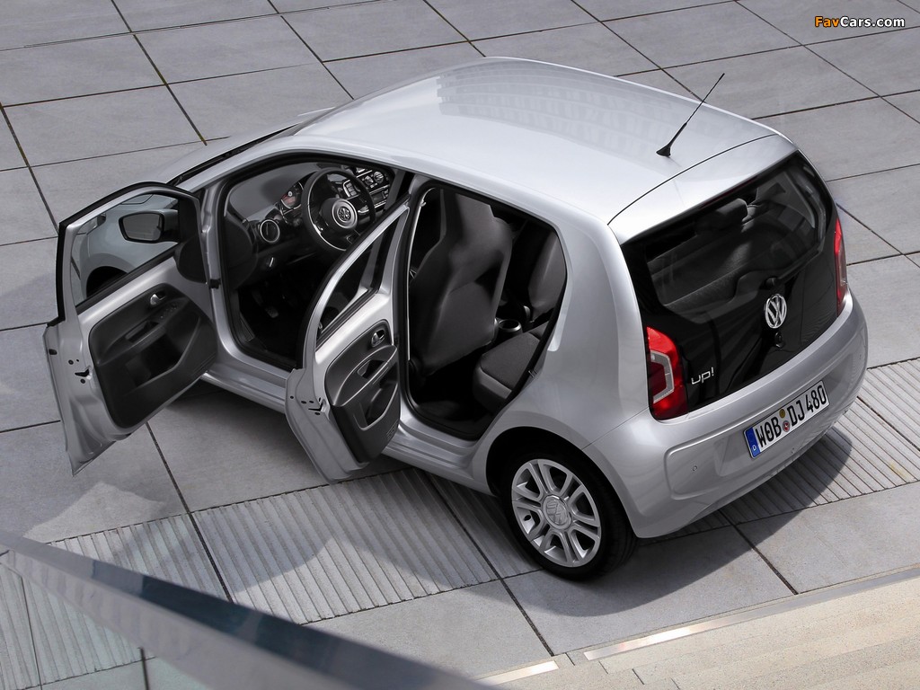 Volkswagen up! 5-door 2012 wallpapers (1024 x 768)