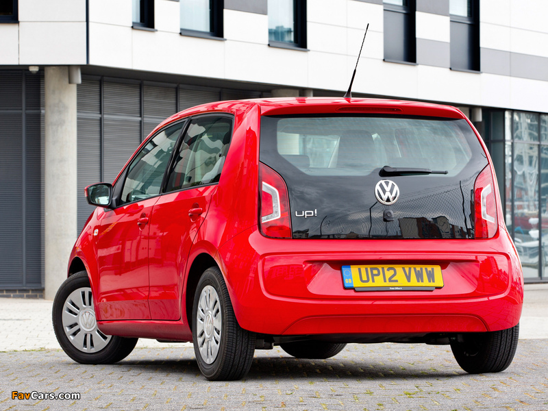 Volkswagen up! 5-door UK-spec 2012 wallpapers (800 x 600)