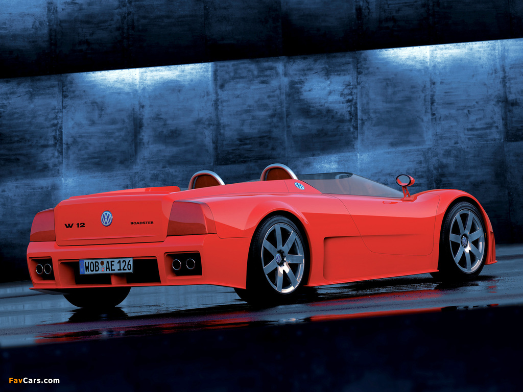 Photos of Volkswagen W12 Roadster Concept 1998 (1024 x 768)