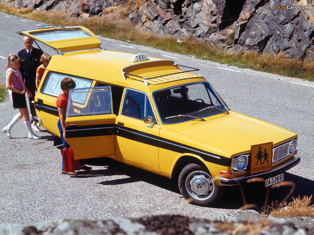 Volvo 145 Express School Taxi 1970–72 wallpapers (1024 x 768)