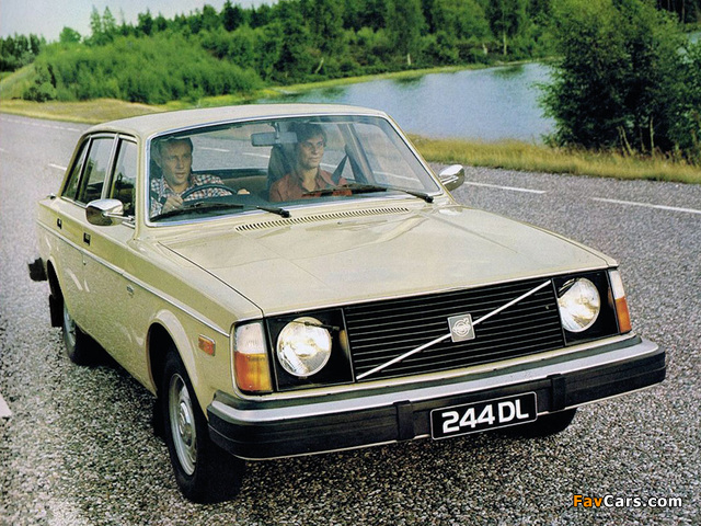 Volvo 244 DL JP-spec 1976–78 wallpapers (640 x 480)