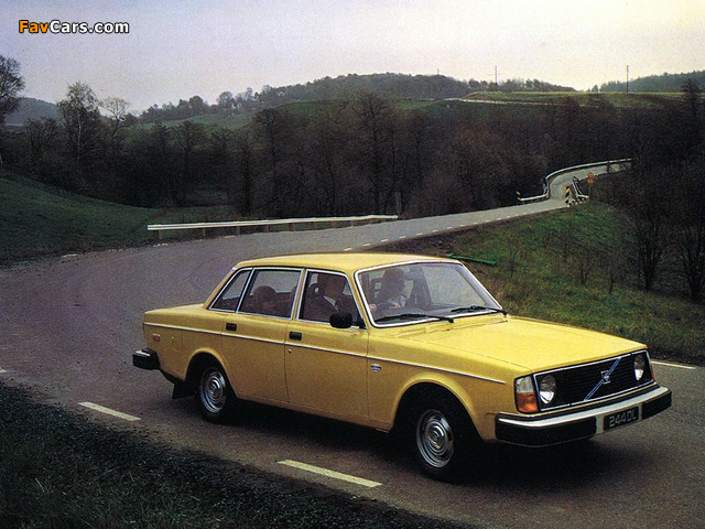 Volvo 244 DL JP-spec 1975–78 wallpapers (640 x 480)
