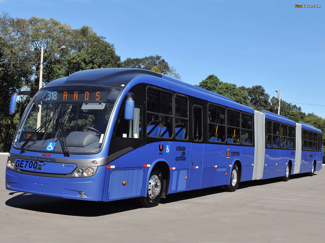 Images of Neobus Volvo B12M Mega BRT Biarticulated 2011 (1280 x 960)