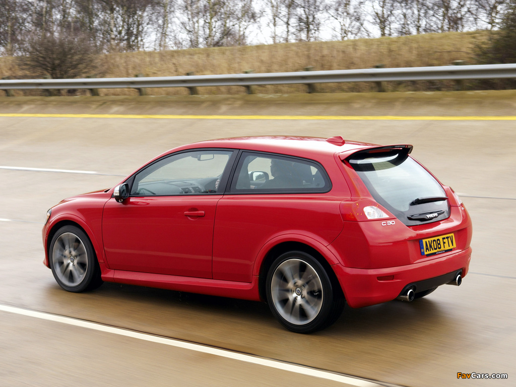 Volvo C30 R-Design UK-spec 2008–09 images (1024 x 768)