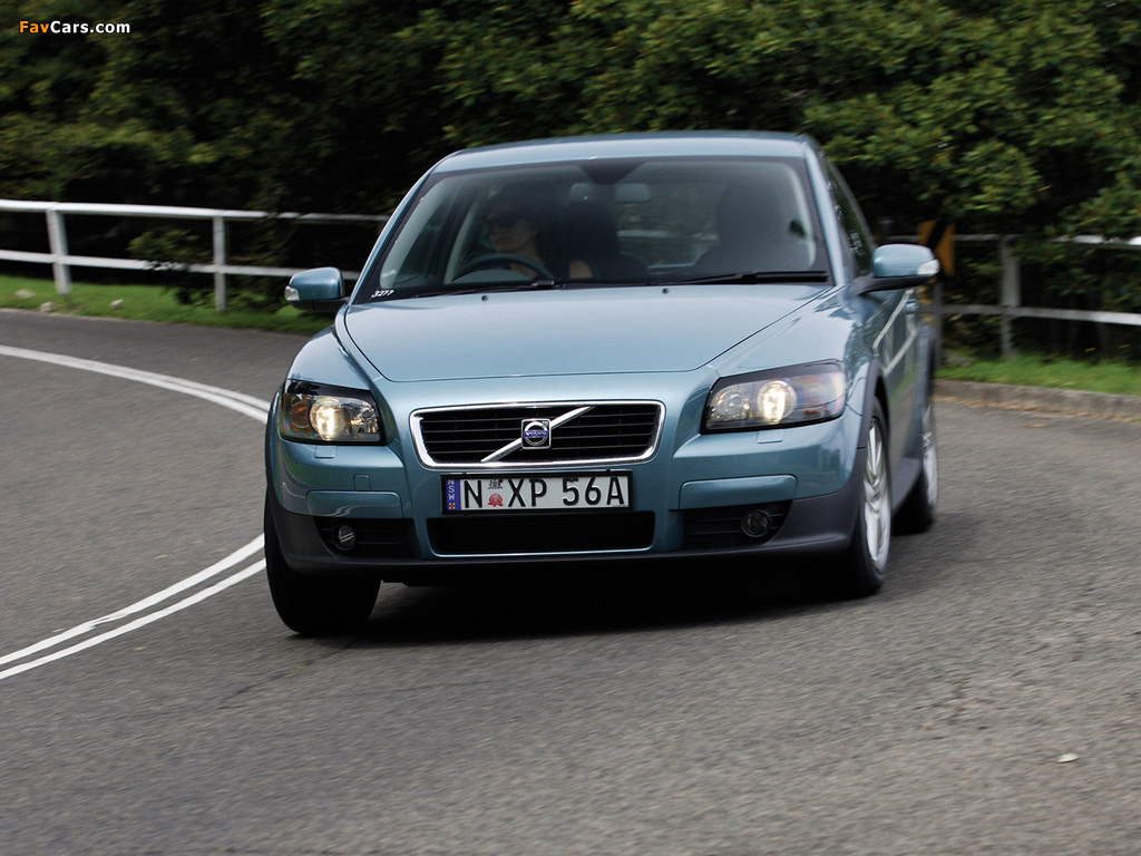 Volvo C30 AU-spec 2007–09 wallpapers (1024 x 768)