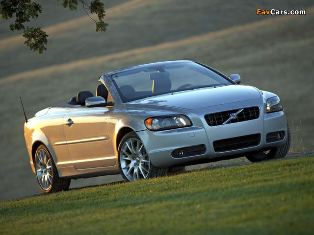 Volvo C70 T5 US-spec 2005–09 wallpapers (640 x 480)