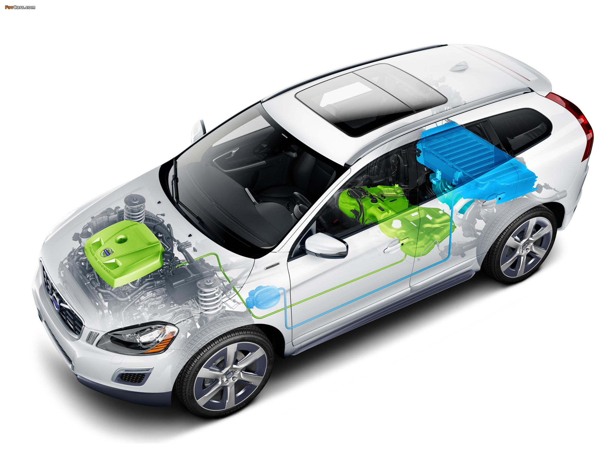 Volvo XC60 Plug-in Hybrid Concept 2012 pictures (2048 x 1536)