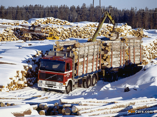 Volvo F12 6x4 Timber Truck 1987–94 pictures (640 x 480)