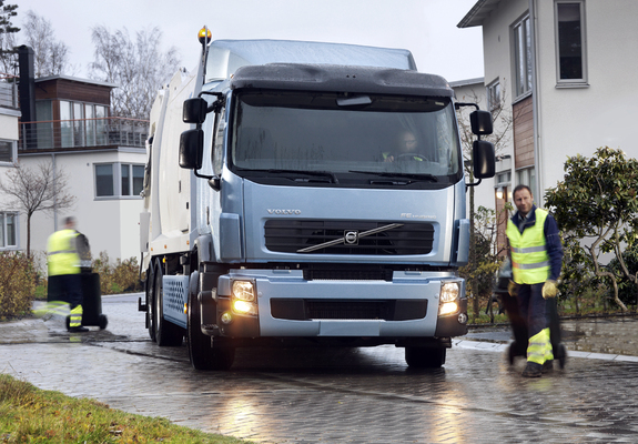 Pictures of Volvo FE Hybrid Rolloffcon Test Truck 2008–11