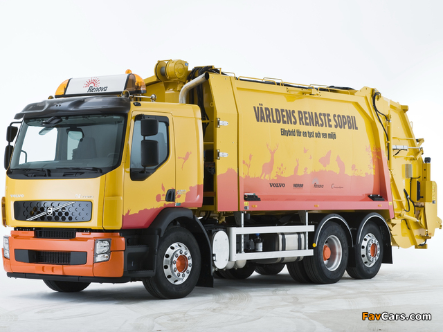 Volvo FE Hybrid Rolloffcon Test Truck 2008–11 images (640 x 480)