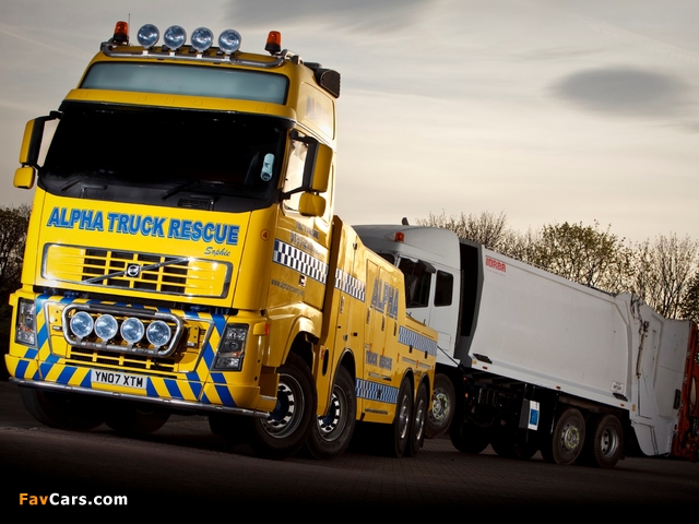 Photos of Volvo FH16 660 8x4 Wrecker UK-spec 2005–08 (640 x 480)