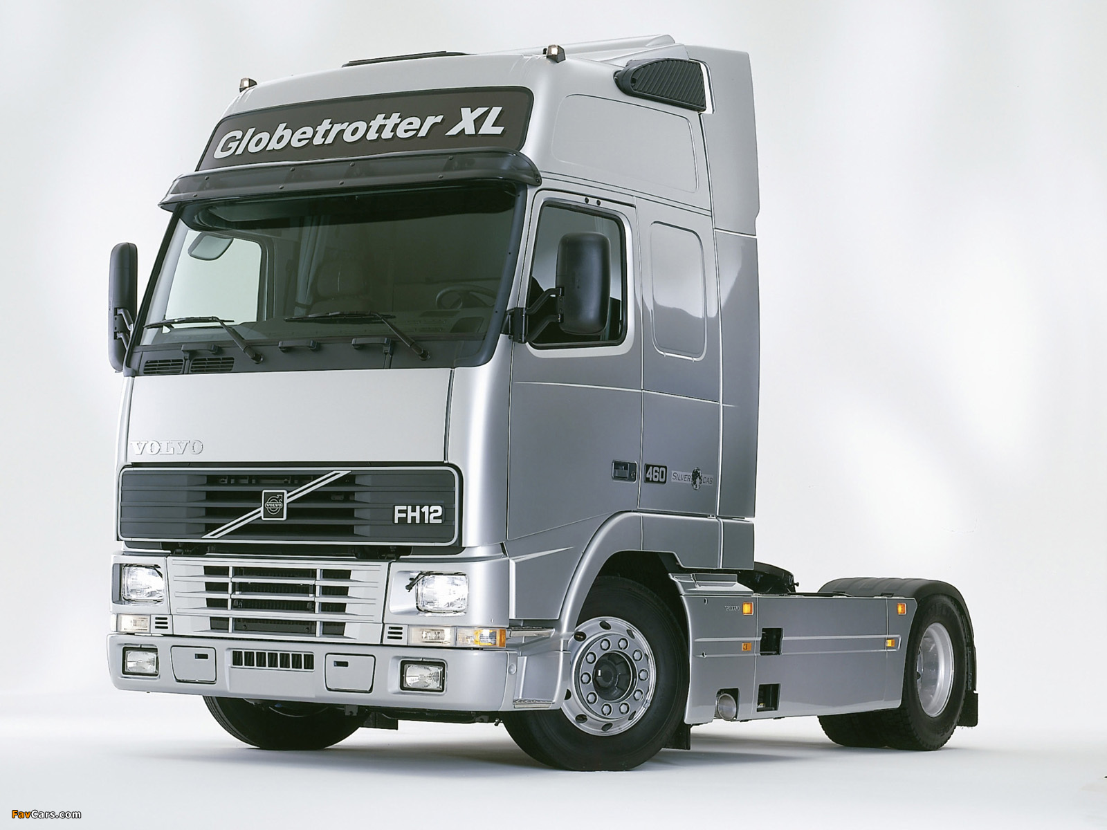 Volvo FH12 Globetrotter XL Silver Cab 1995–2001 photos (1600 x 1200)