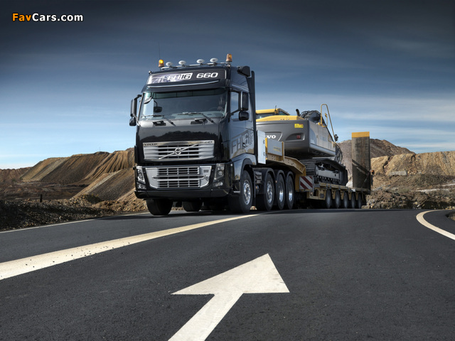 Volvo FH16 660 8x4 2008 pictures (640 x 480)