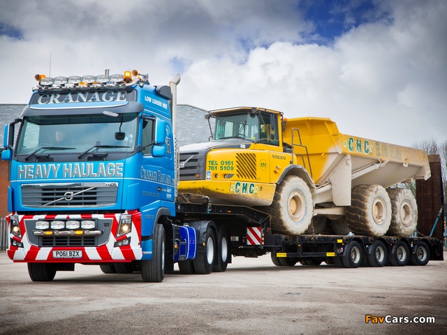 Volvo FH16 600 6x4 UK-spec 2008 wallpapers (640 x 480)