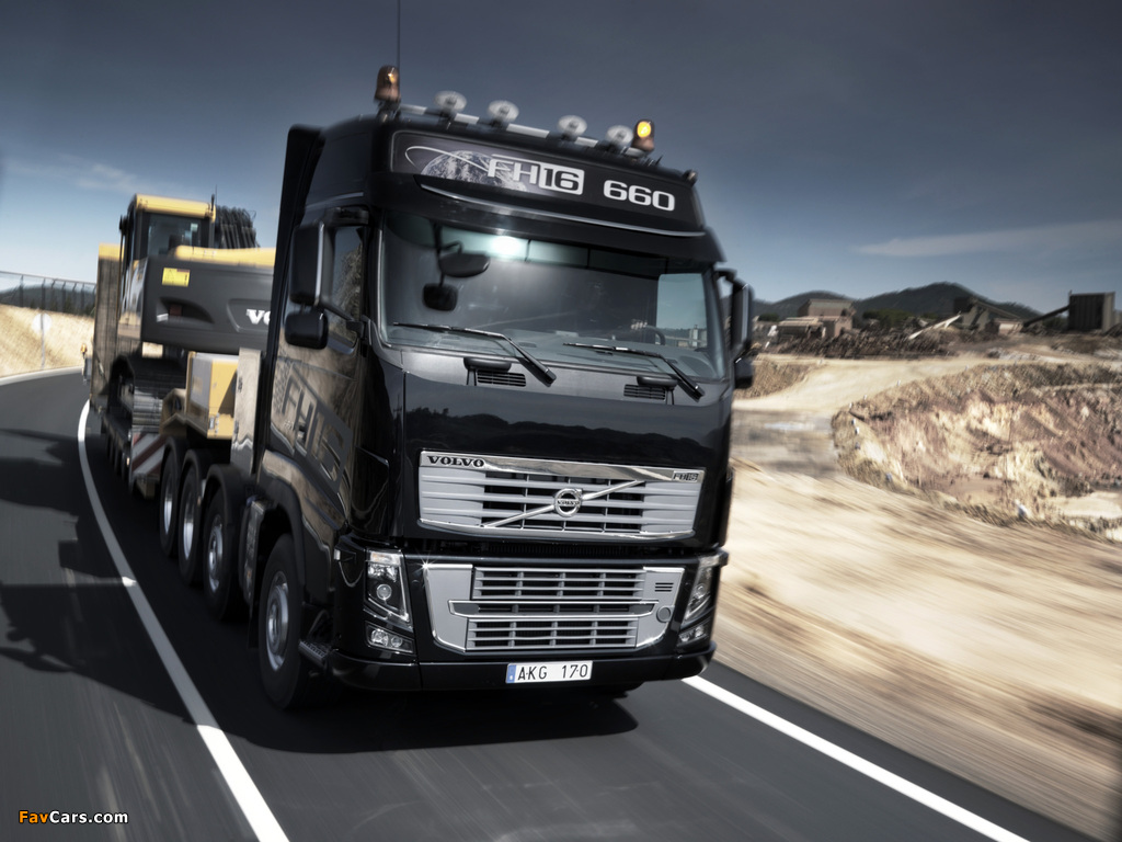 Volvo FH16 660 8x4 2008 wallpapers (1024 x 768)