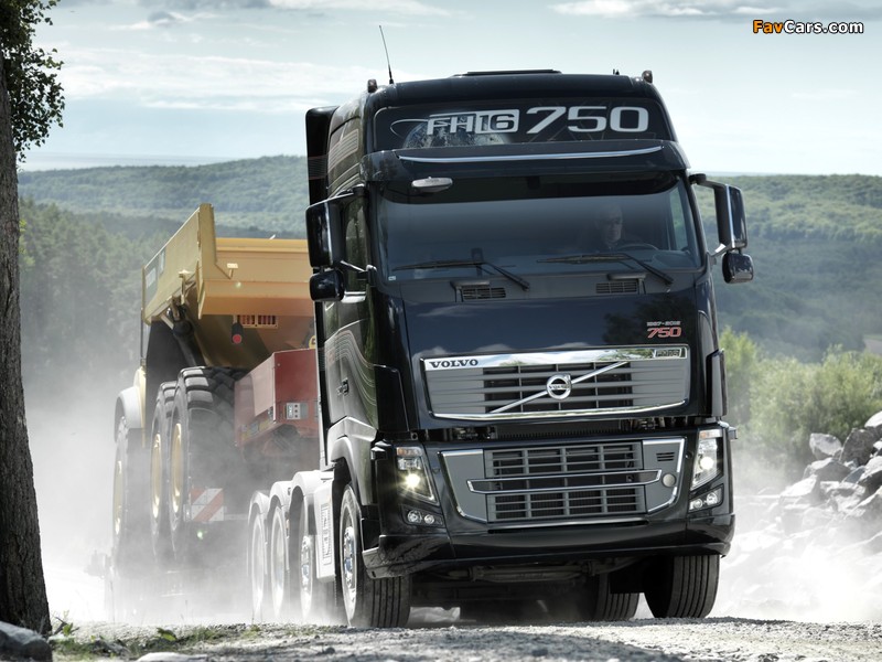 Volvo FH16 750 8x4 2011–12 wallpapers (800 x 600)