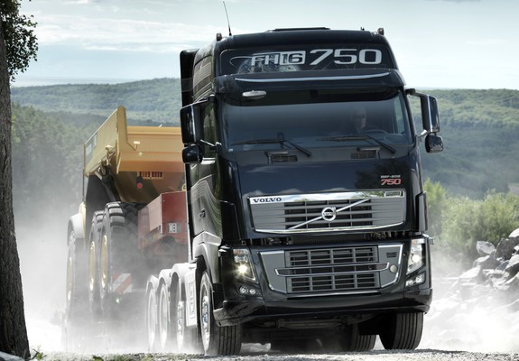 Volvo FH16 750 8x4 2011–12 wallpapers