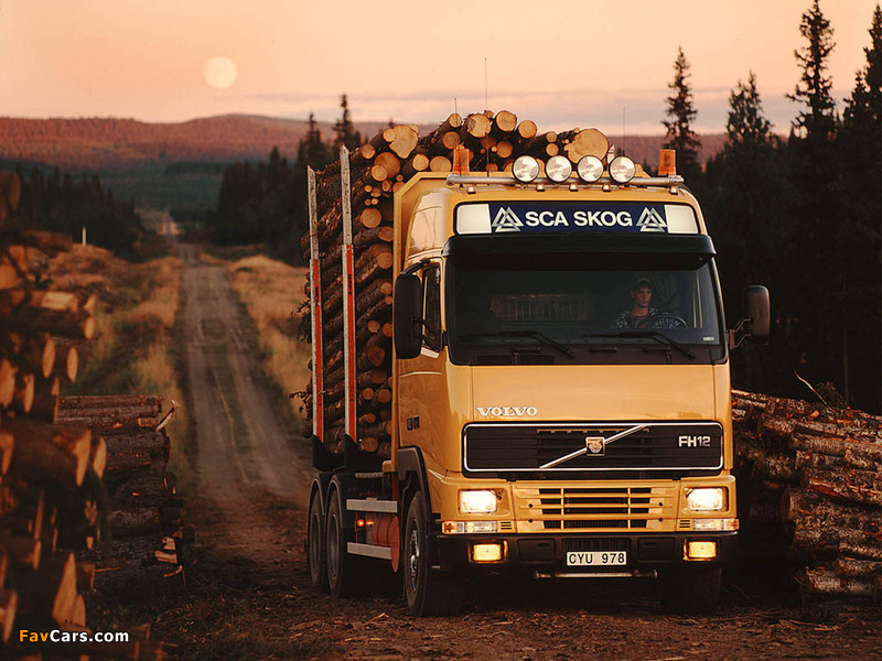 Volvo FH12 Timber Truck 1993–2002 wallpapers (800 x 600)