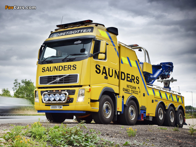 Volvo FH 520 10x4 Wrecker UK-spec 2008 wallpapers (640 x 480)