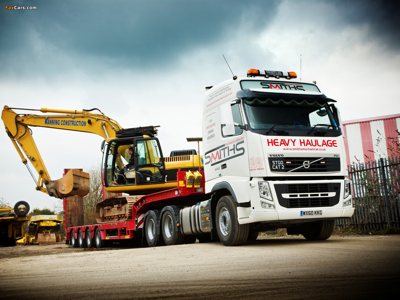 Volvo FH13 540 6x2 UK-spec 2009 wallpapers (1280 x 960)