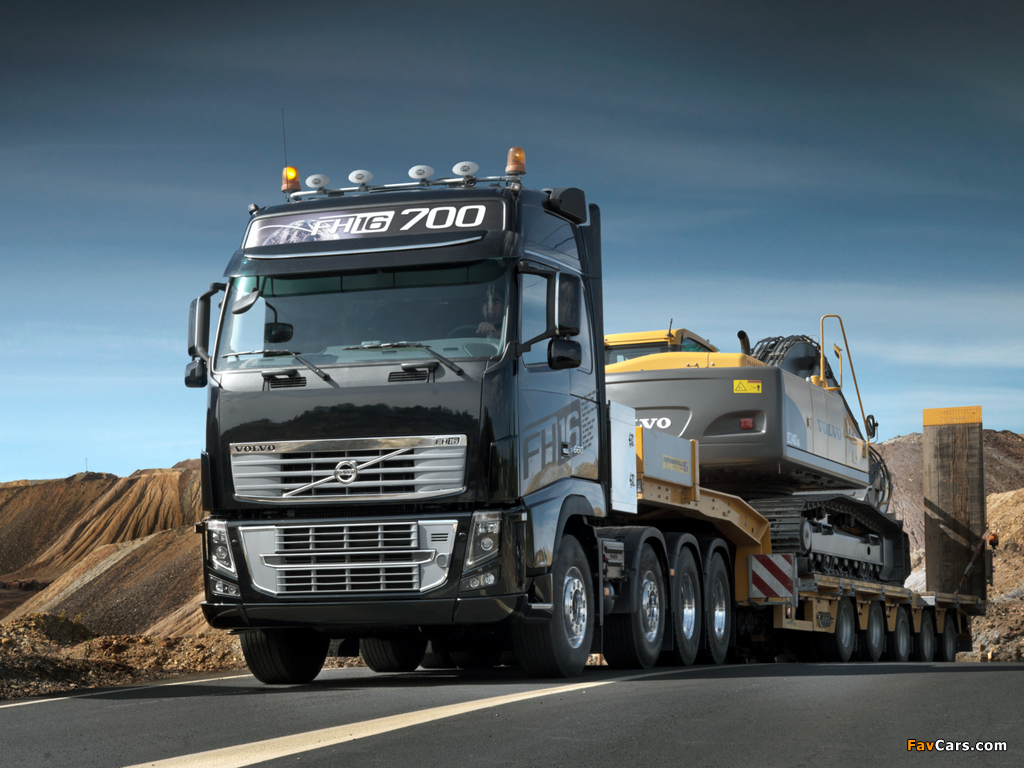 Volvo FH16 700 8x4 2009 wallpapers (1024 x 768)