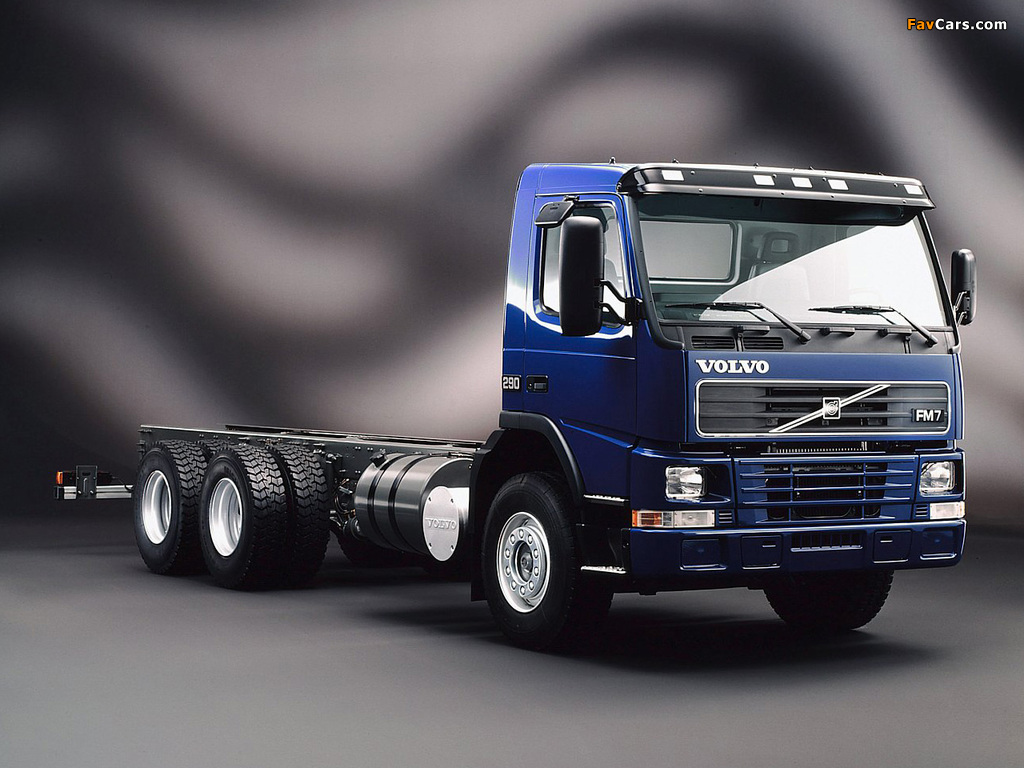 Images of Volvo FM7 6x4 1998–2001 (1024 x 768)