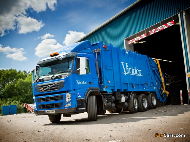 Photos of Volvo FM 420 8x4 Rolloffcon UK-spec 2011–13 (640 x 480)