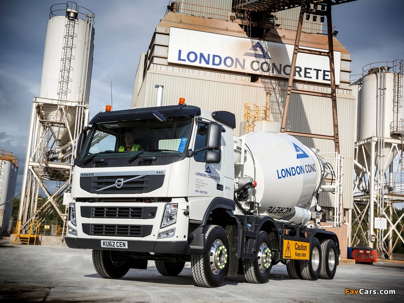 Pictures of Volvo FM 370 8x4 Mixer UK-spec 2010–13 (800 x 600)