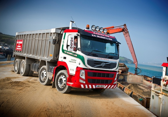 Volvo FM 480 8x4 UK-spec 2010–13 wallpapers