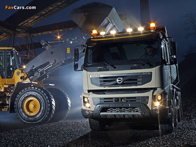 Volvo FMX 8x4 2010 pictures (640 x 480)