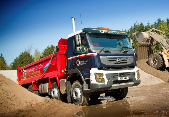 Volvo FMX 8x4 UK-spec 2010–13 wallpapers