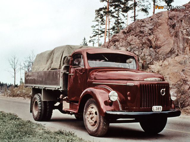 Volvo L385 1953–54 photos (640 x 480)