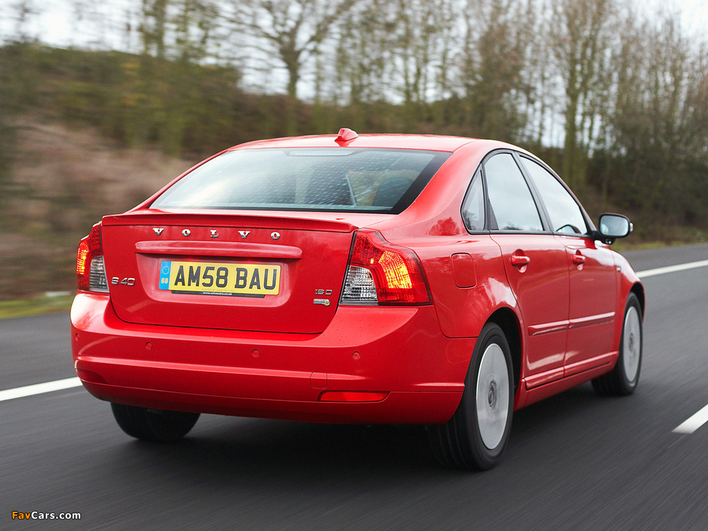 Images of Volvo S40 DRIVe UK-spec 2009 (1024 x 768)